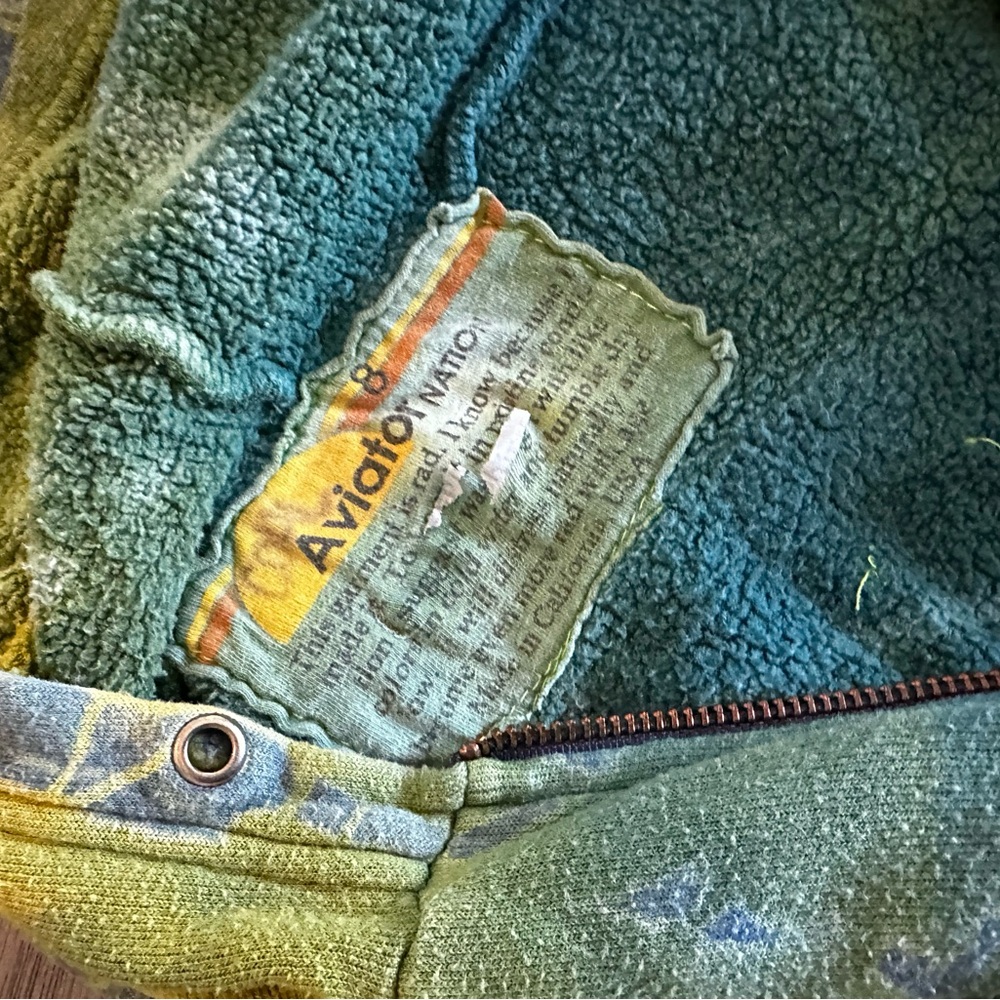 Kids Aviator Nation zip up hoodie